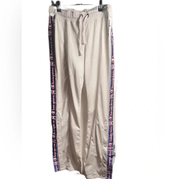 Champion unisex drawstring waisr snap buttons casual athletic streetwear XS - Picture 2 of 5